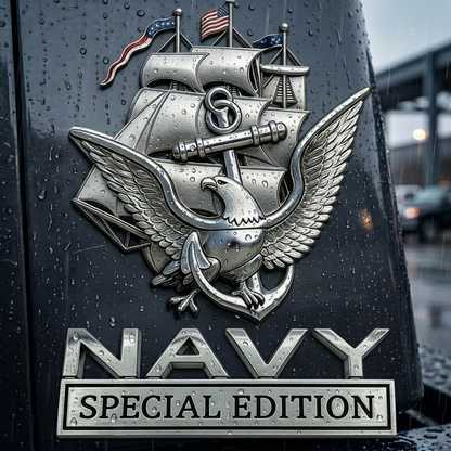 U.S. Navy Special Edition Metal Vehicle Badge, 🔥Buy 2 FREE SHIPPING