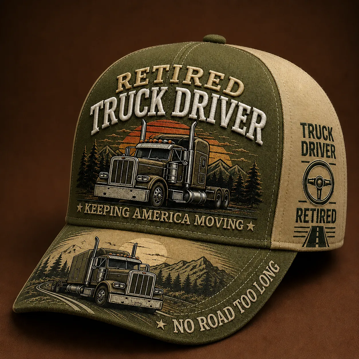 💥LAST DAY 49% OFF -🚛 RETIRED TRUCK DRIVER CAP