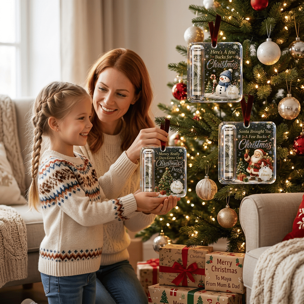 🔥LAST DAY 50% OFF🎄Christmas Cash Gift Ornament- Make Cash Feel Like A Real Christmas Gift💵