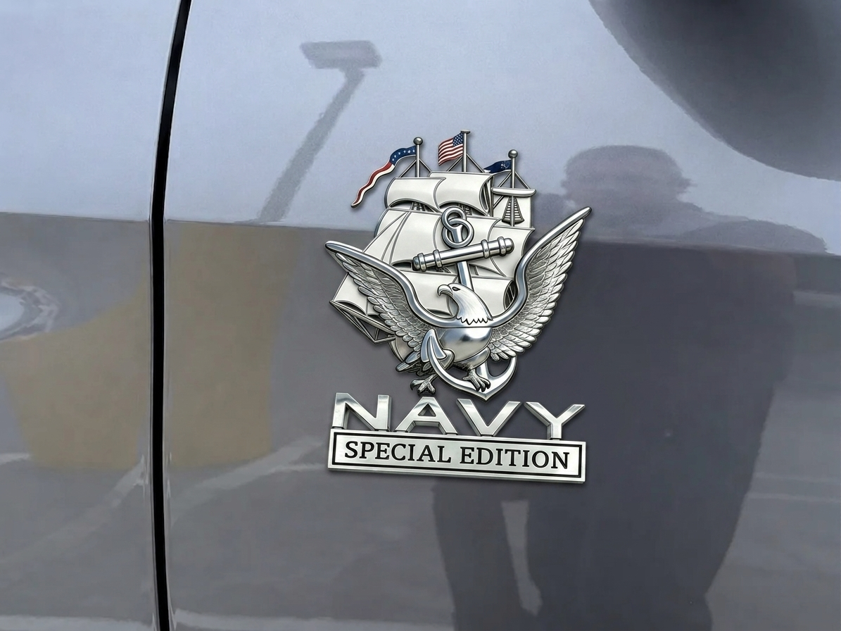 U.S. Navy Special Edition Metal Vehicle Badge, 🔥Buy 2 FREE SHIPPING