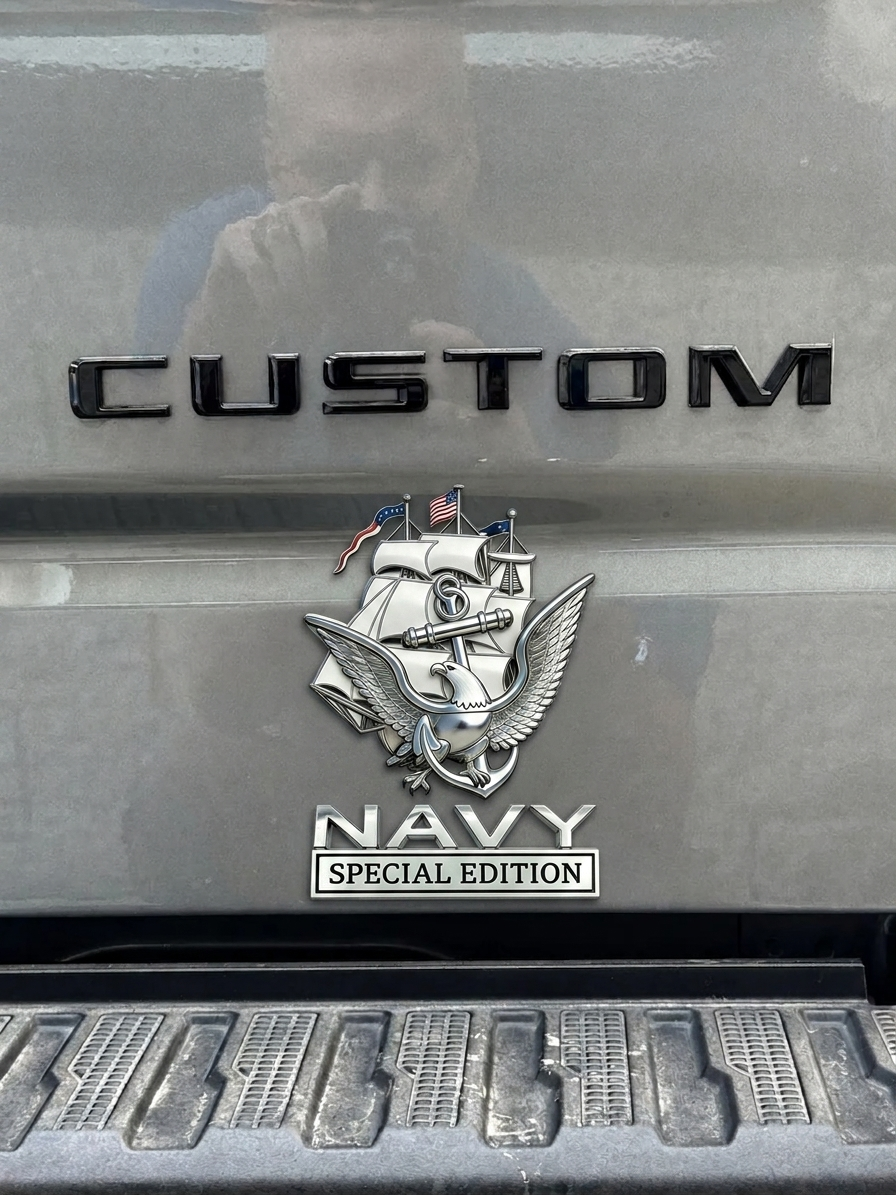 U.S. Navy Special Edition Metal Vehicle Badge, 🔥Buy 2 FREE SHIPPING