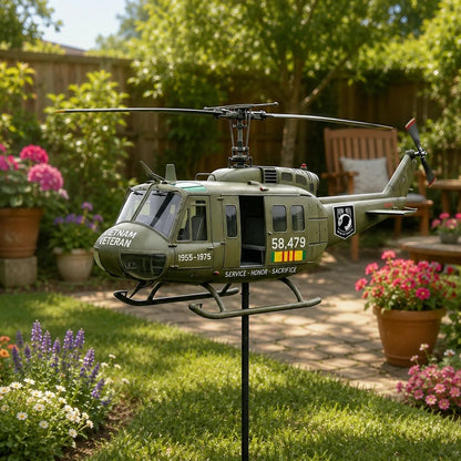 🔥LAST DAY 50% OFF🎁🎖️-Vietnam Veteran UH-1 Helicopter Wind Spinner- ✈️Buy 2 Free Shipping Today!