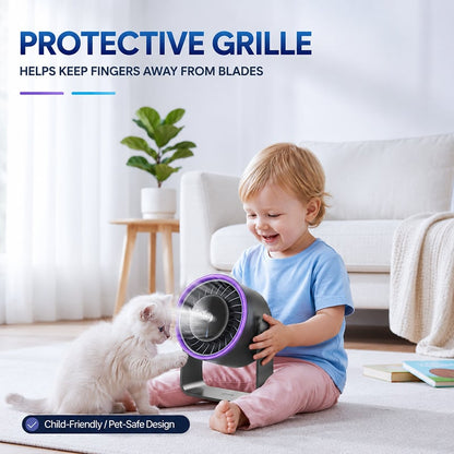 🏆80K+ SOLD🥇2026 SUMMER 49% OFF🔥Rechargeable Ice Misting Silent Cooling Fan