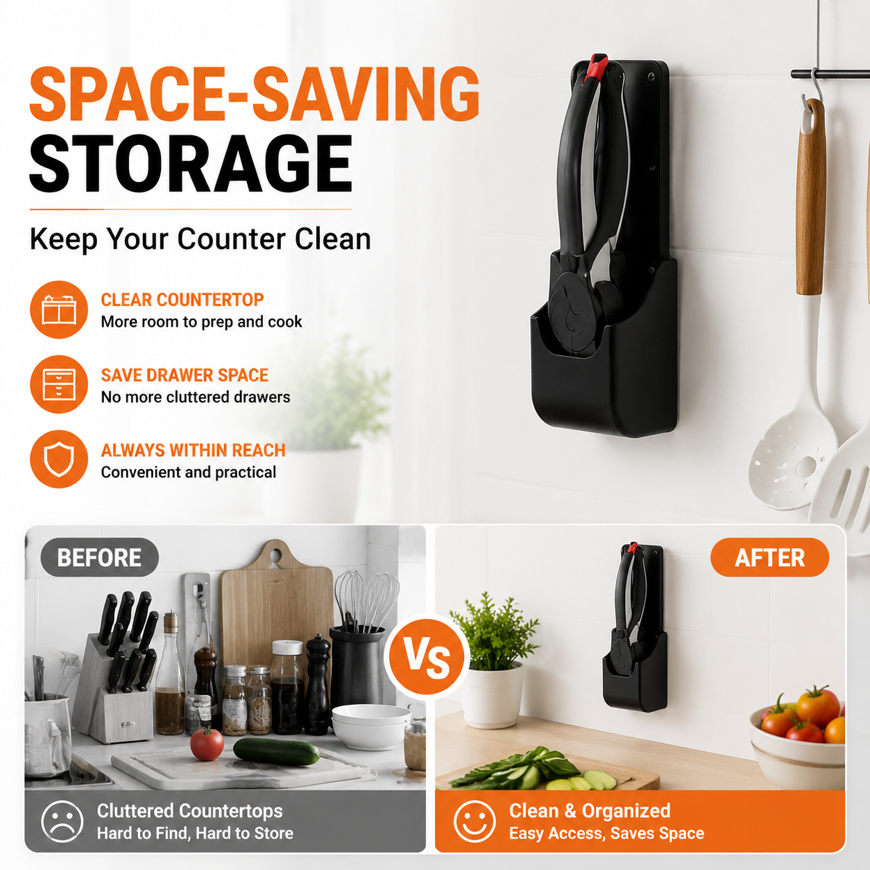 ✂️ 2-in-1 Kitchen Scissors With Cutting Board – Smart Food Prep Tool