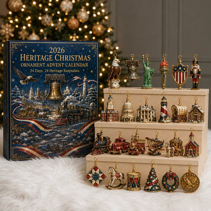 ⏰ Limited anniversary edition✨49% OFF!🔥America 250th Anniversary Heritage Christmas Advent Calendar