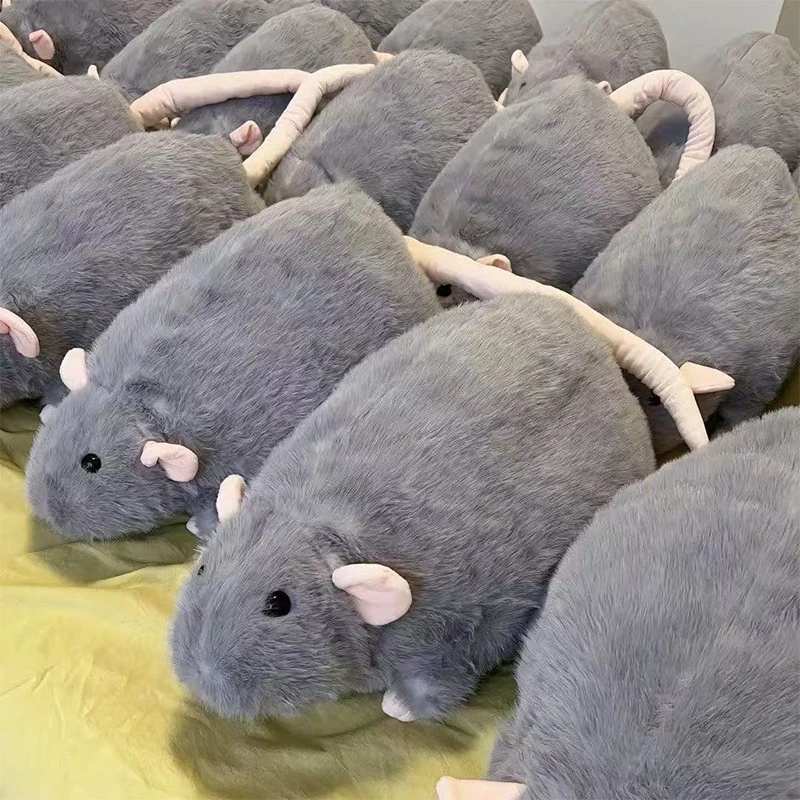 Cute 35" Mouse Cartoon Fancy Rat Soft Oversized Animal Figure Gift