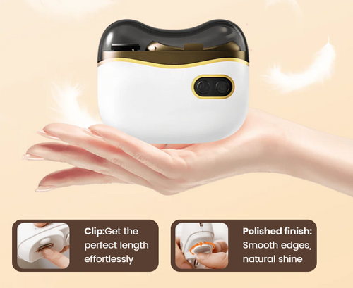 🔥  50%OFF 🔥💅2-in-1 Electric Nail Clipper & Polisher