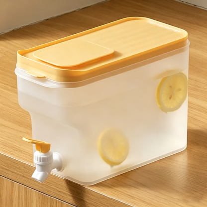 🍹4L Large Capacity Beverage Dispenser with Tap✅Great for family daily drinks, picnic & home party prep!