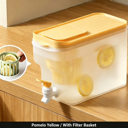 🍹4L Large Capacity Beverage Dispenser with Tap✅Great for family daily drinks, picnic & home party prep!