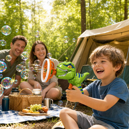 🦖Dinosaur Bubble Gun – Fun Bubbles, Happy Childhood