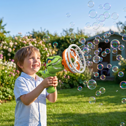 🦖Dinosaur Bubble Gun – Fun Bubbles, Happy Childhood
