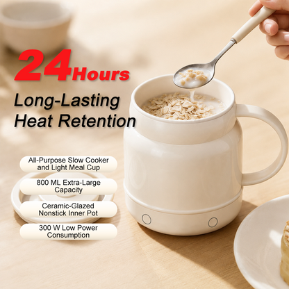 ☕ Portable Electric Cooking Mug – 800ML Multi-Function Hot Cup for Milk, Water, Soup & Travel ✈️💨