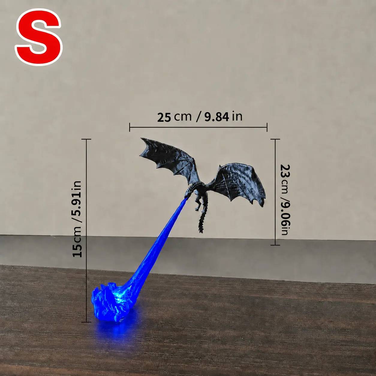 🐉🔥 3D Fire‑Breathing Dragon LED Light | Glowing Fantasy Bookshelf Decor