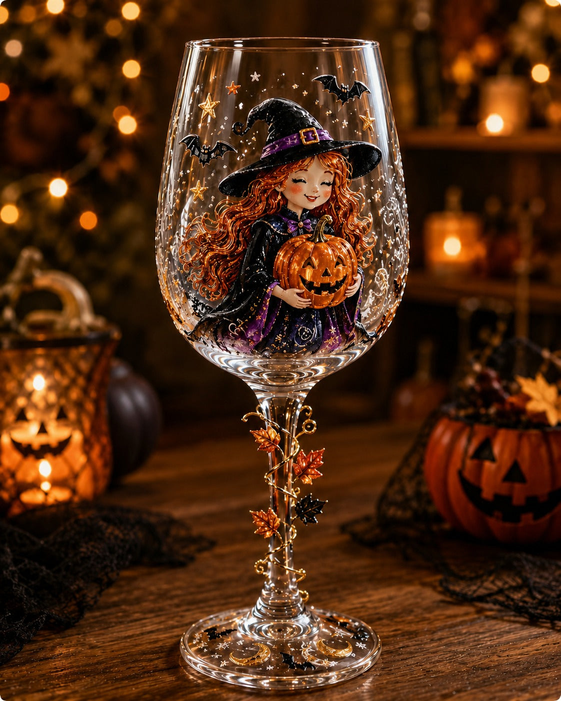 🔥LAST DAY 50% OFF - 🎁 Halloween 3D Wine Glass Collection Gift Box Set – 6 Spooky Collectible Designs 🎃🍷