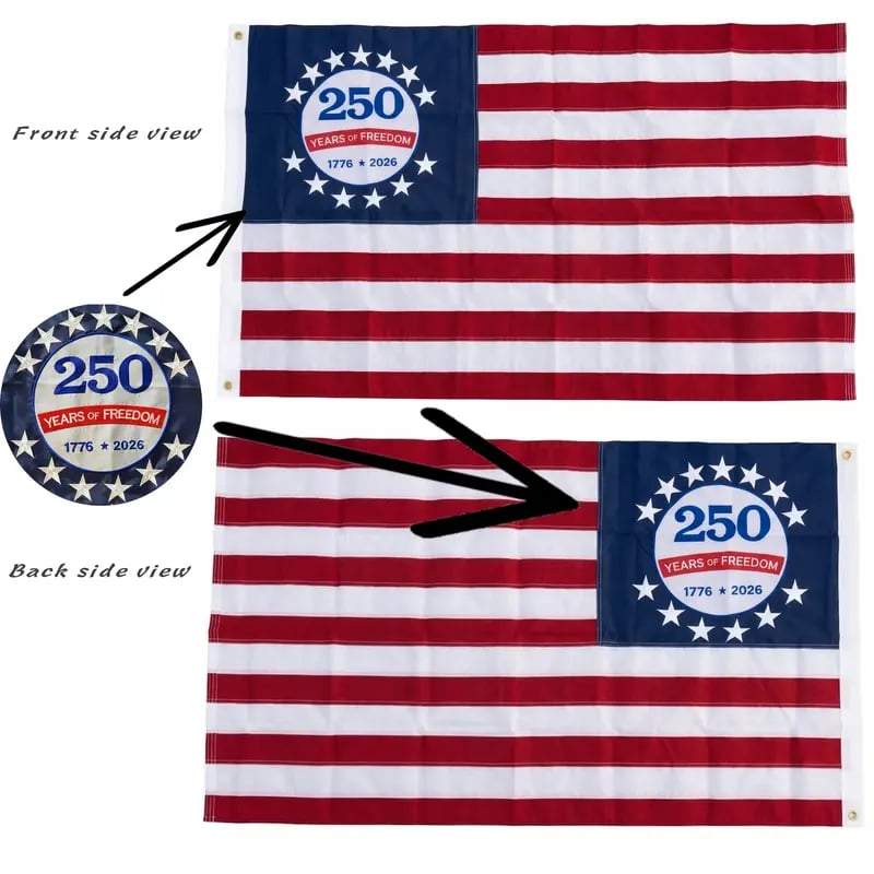 🔥Last Day 49% OFF - 🇺🇸 250th Anniversary Commemorative USA Flag (1776–2026)