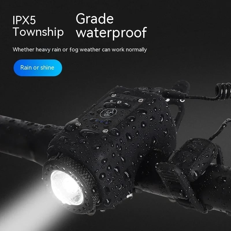 Hpsgoods™ Bike Electronic Horn with Large Range Floodlight