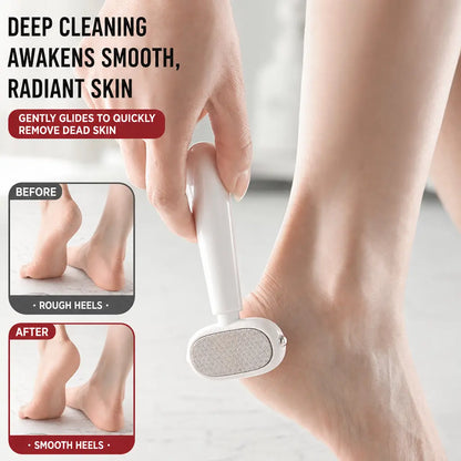 Buy 1 Get 1 Free🦶 Smooth Heels Fast ✨ Dual-Sided Foot Callus Remover with Replaceable Stainless Steel Blade