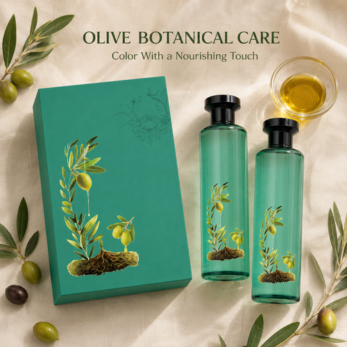 Long-Lasting Botanical Essential Oil Hair Dye
