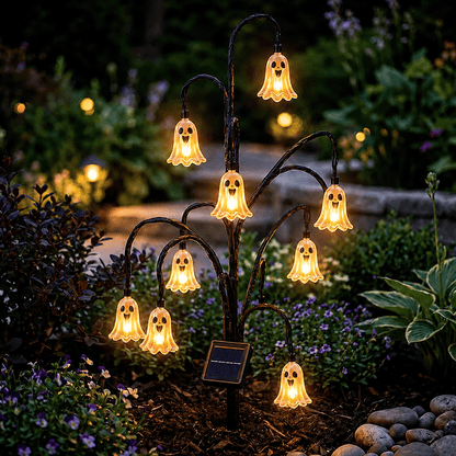 🔥 Limited Time 50% OFF 🎃✨ Halloween Solar Tree Stump Light – Add Spooky Magic to Your Garden Night! 👻🌙