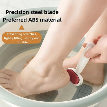 Buy 1 Get 1 Free🦶 Smooth Heels Fast ✨ Dual-Sided Foot Callus Remover with Replaceable Stainless Steel Blade