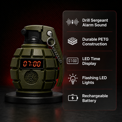 Grenade Alarm Clock
