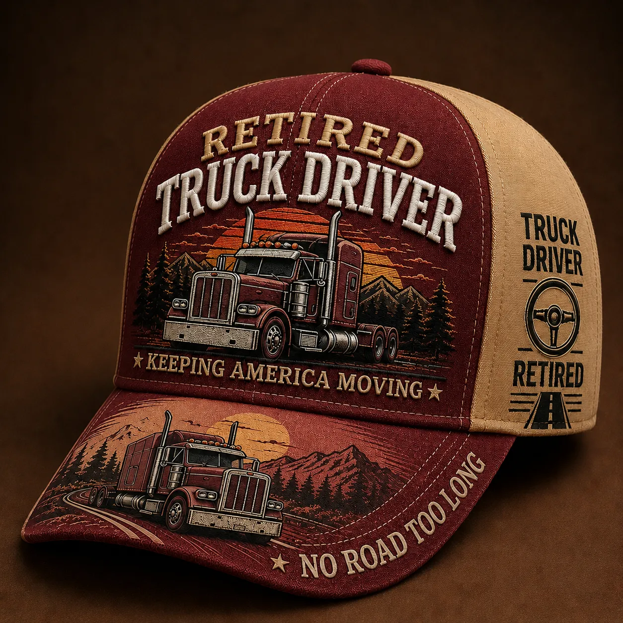 💥LAST DAY 49% OFF -🚛 RETIRED TRUCK DRIVER CAP