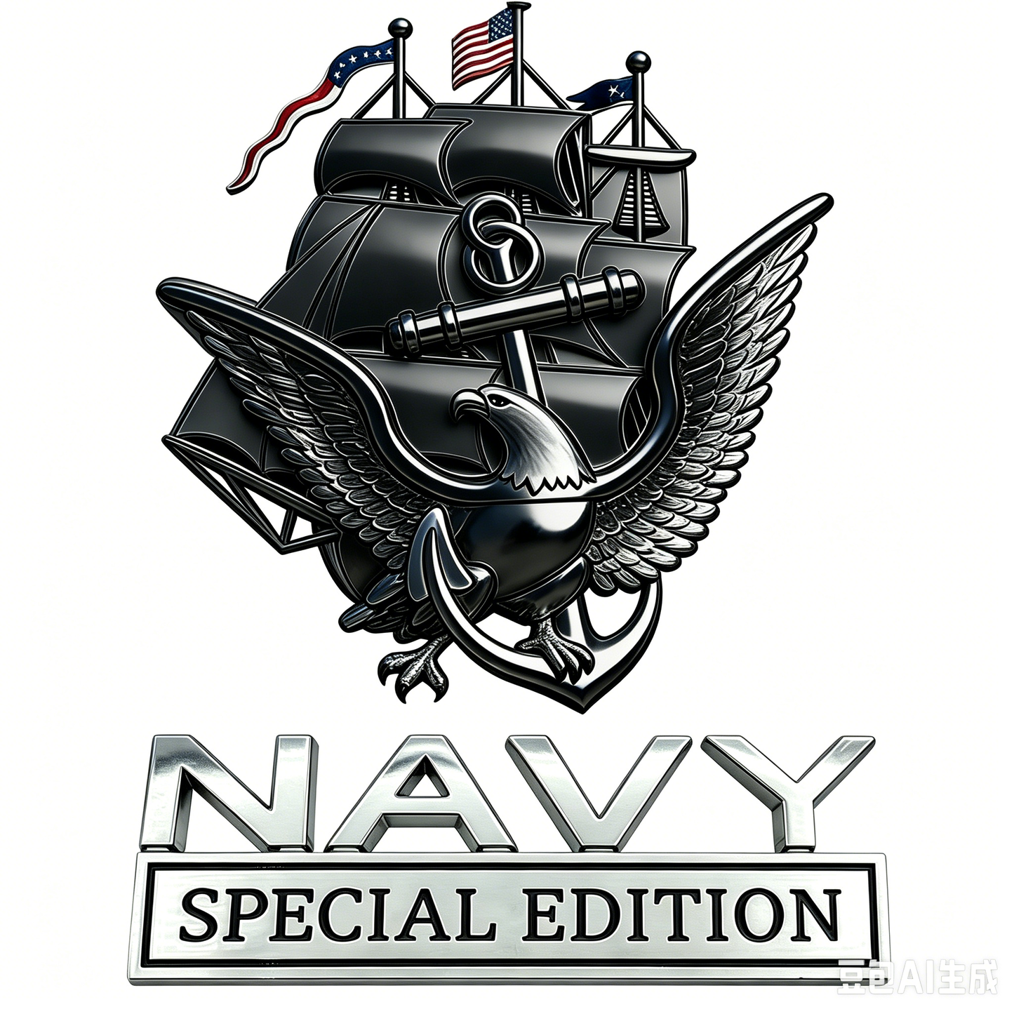U.S. Navy Special Edition Metal Vehicle Badge, 🔥Buy 2 FREE SHIPPING
