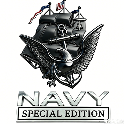 U.S. Navy Special Edition Metal Vehicle Badge, 🔥Buy 2 FREE SHIPPING