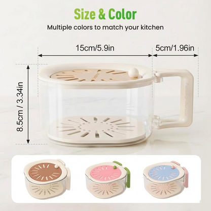 🥗 50% OFF 2-in-1 Wash & Store Container – Fresh Produce Storage Made Easy