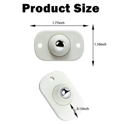 🔥 Hot Sale 🛒 8-Pack Self-Adhesive Mini Caster Wheels 🔄 360° Rotating | 💪 Durable Strong Load | 🔇 Low-Noise Mini Furniture Wheels