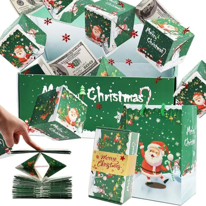 🎄 Christmas Surprise Gift Box – The Perfect Holiday Surprise! Make This Christmas Extra Special with a Fun, Bouncy Gift Box! 🎁✨