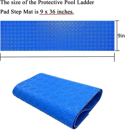Swimming Pool Ladder Mat,Swimming Pool Step Mat with Non-Slip Texture