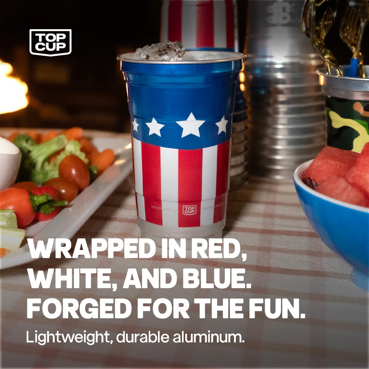 🇺🇸 250th Anniversary Patriotic Aluminum Party Cups (20oz)