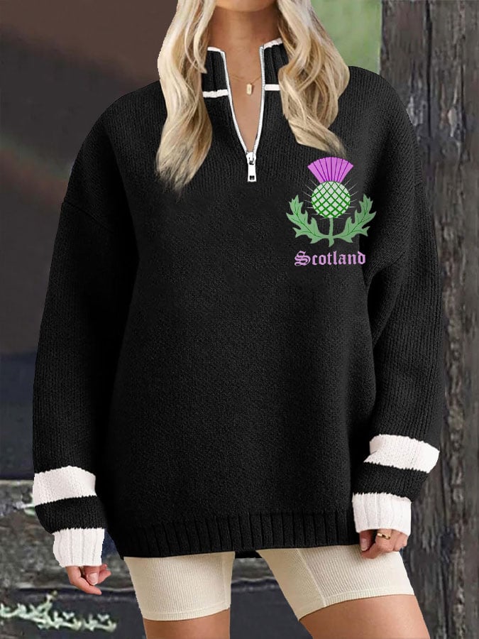 Women's Thistle Scottish sweatshirt