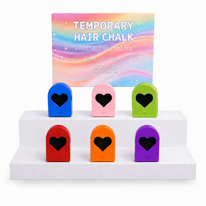 🎨 Washable Hair Chalk Set – Non-Toxic Color Powder for Festivals & Cosplay