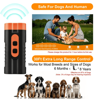 🔥Hot Sale 50% OFF - 🐕🔇Ultrasonic Dog Barking Deterrent