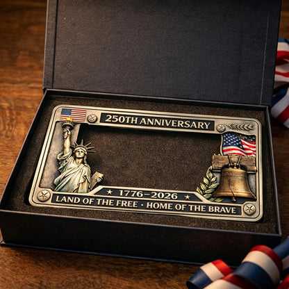 🔥LAST DAY 49% OFF - 🇺🇸 250th Anniversary Commemorative License Plate Frame🗽