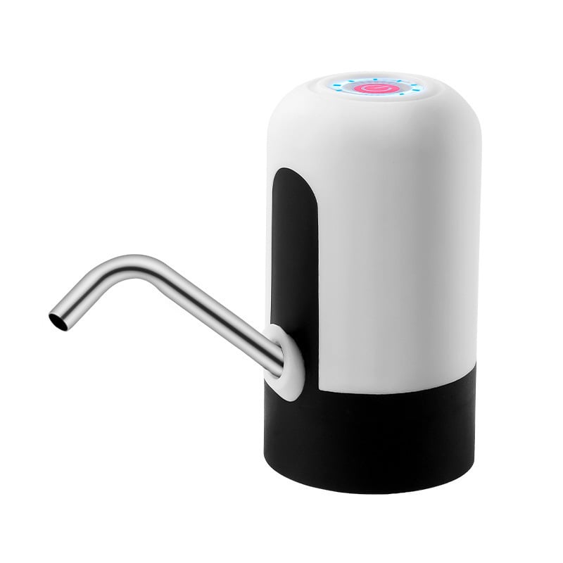 Portable 5 Gallon Water Bottle Pump – USB Rechargeable Electric Water Dispenser with LED Light