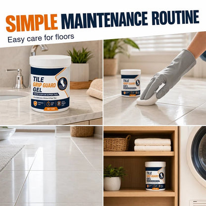 🏠 Anti-Slip Tile Grip Gel – Reduce Slippery Floors Fast with Quick-Dry Formula 💧