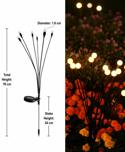 🔥 HOT SALE 49% OFF-Solar Firefly Garden Lights