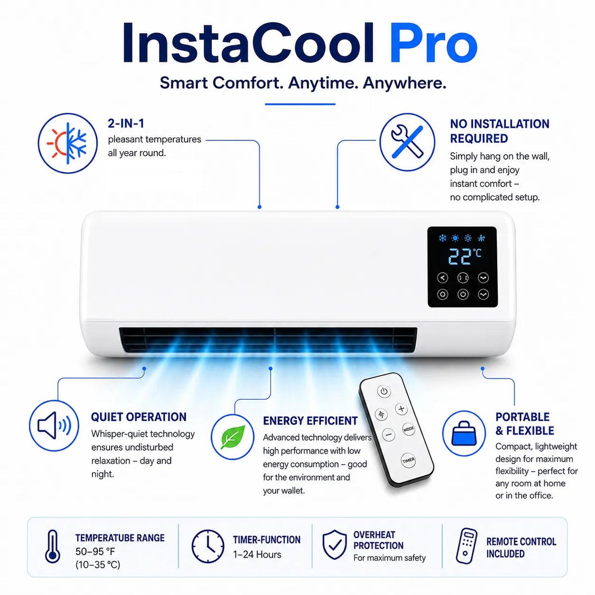 🔥Limited Discount🔥Ductless Portable Air Conditioners No Windows Needed(🌲U.S. Energy Savings Event🌲)