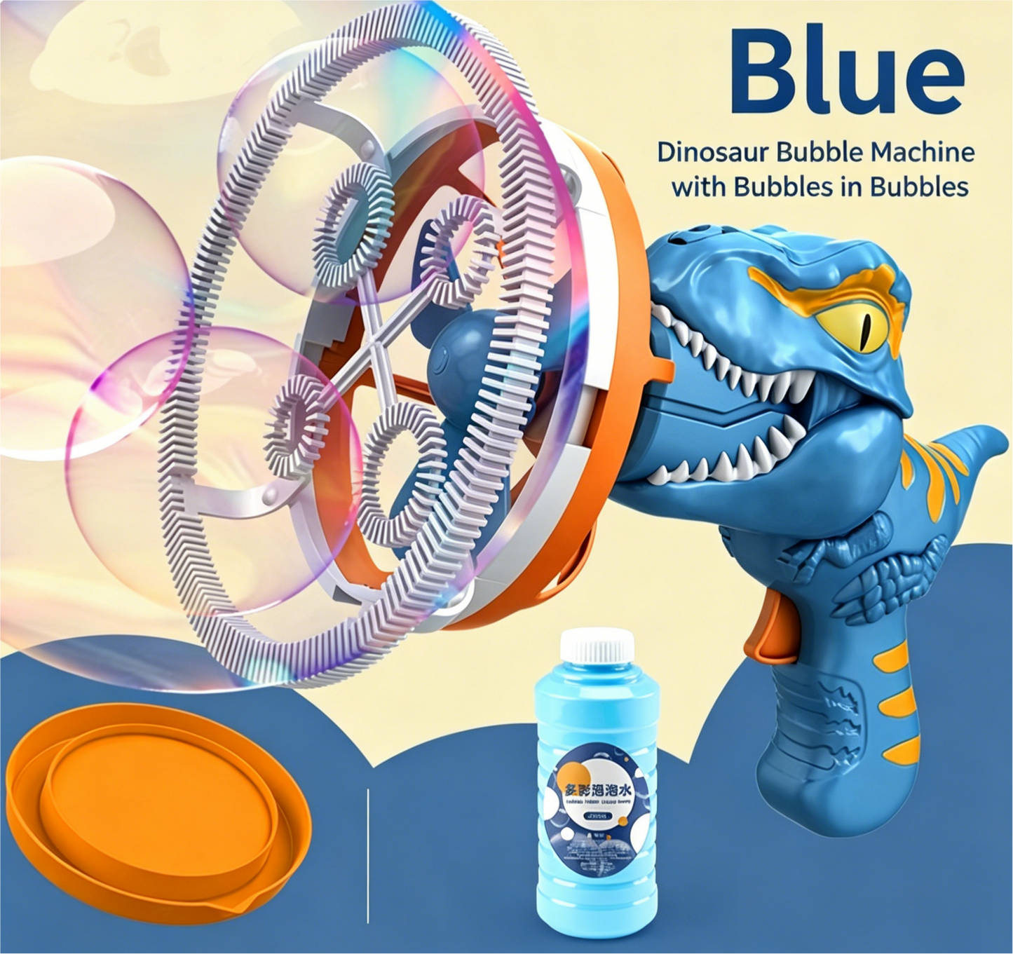 🦖Dinosaur Bubble Gun – Fun Bubbles, Happy Childhood
