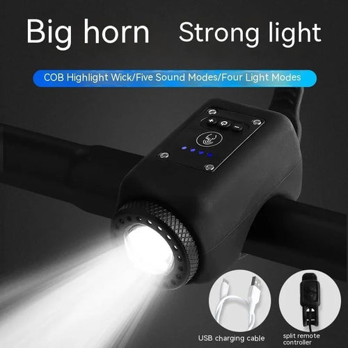 Hpsgoods™ Bike Electronic Horn with Large Range Floodlight