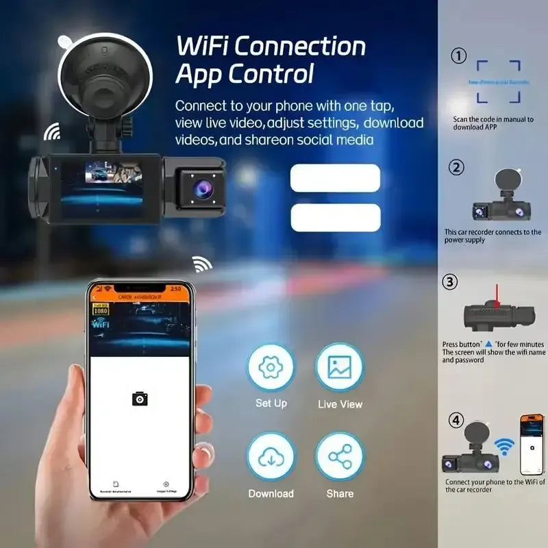 🔥Full View Car Dashcam System(The product does not include a memory card.)