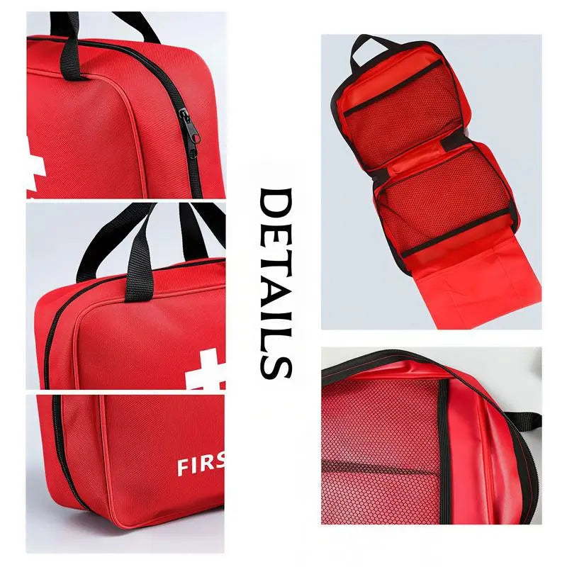 🏕️ 160-Piece First Aid Kit – Compact Emergency Medical Kit for Home, Car & Outdoor Travel