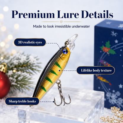 🎣 Christmas Countdown | 24-Day Fishing Lures Advent Calendar