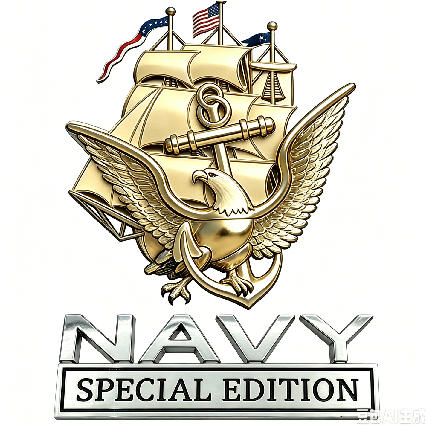 U.S. Navy Special Edition Metal Vehicle Badge, 🔥Buy 2 FREE SHIPPING