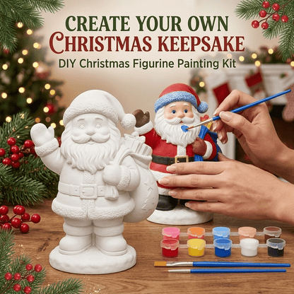 - 🎨 Beginner-Friendly DIY Christmas Figurine Painting Kit | Create Your Own Festive Holiday Decorations 🎄💕