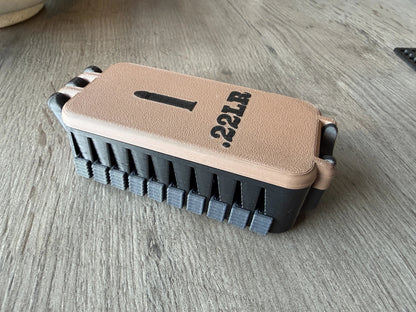 💥🔥Quick Access Ammo Storage Box – 50 Round Lift-Up Design Cartridge Organizer for Range & Storage