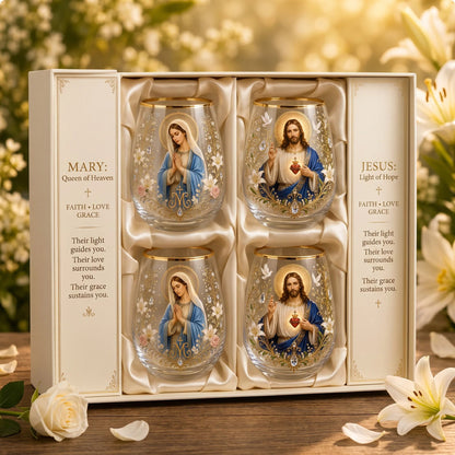 🙏✝️ 2026 Limited Edition “Morning Prayer” Glass Tea Cup ☀️☕ – Faith & Serenity Collection